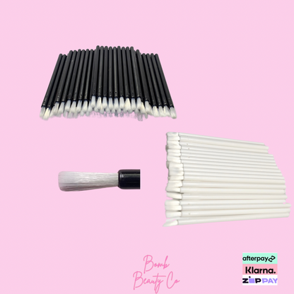 lip gloss wands black and white