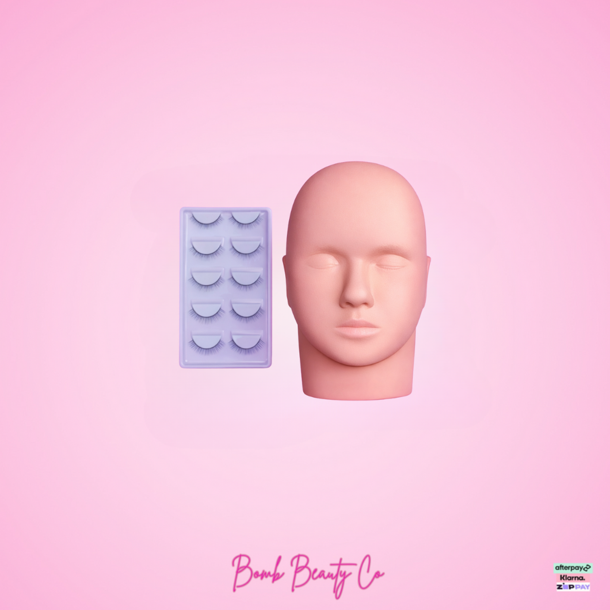 mannequin head and lashes