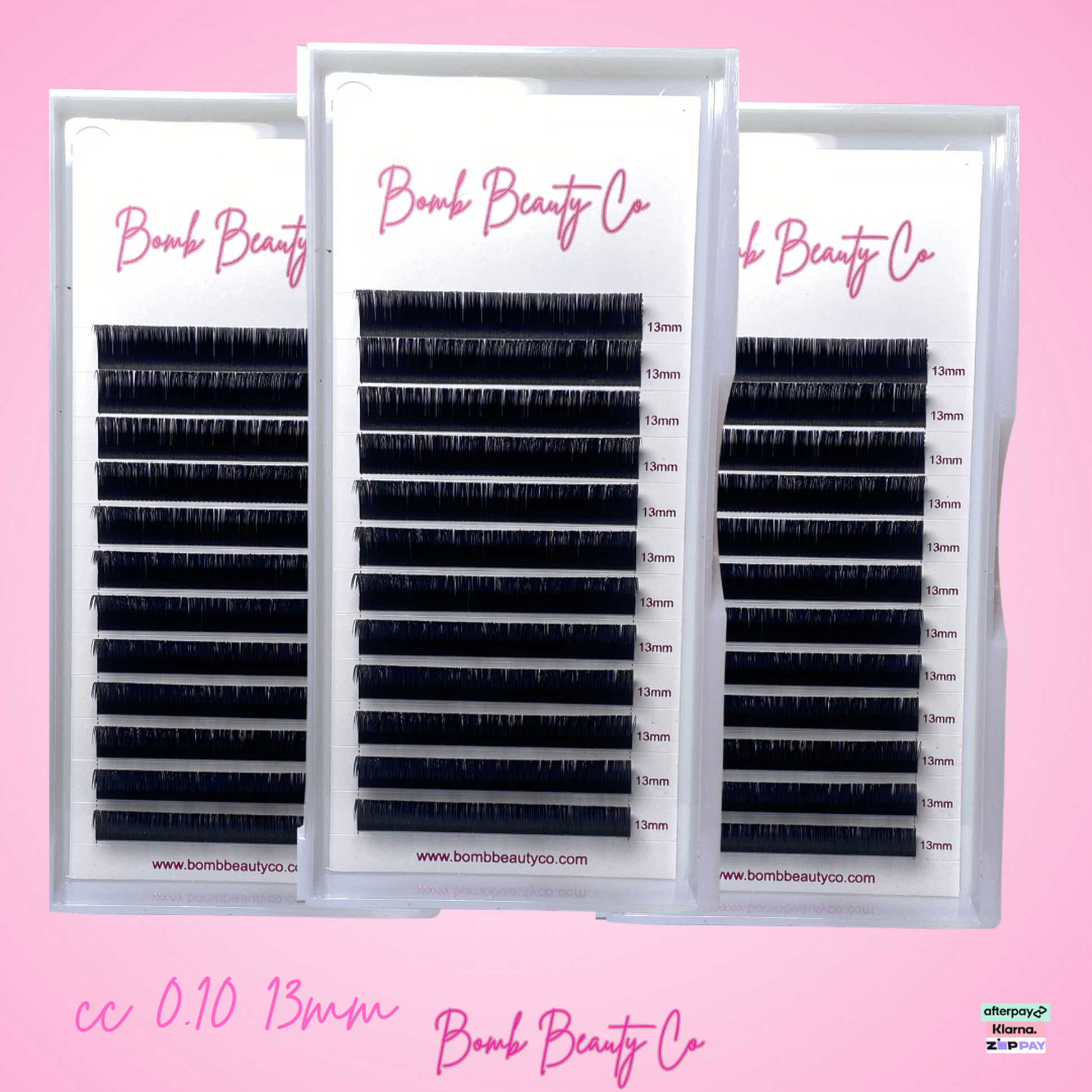 bomb beauty co premium silk lashes 0.10
