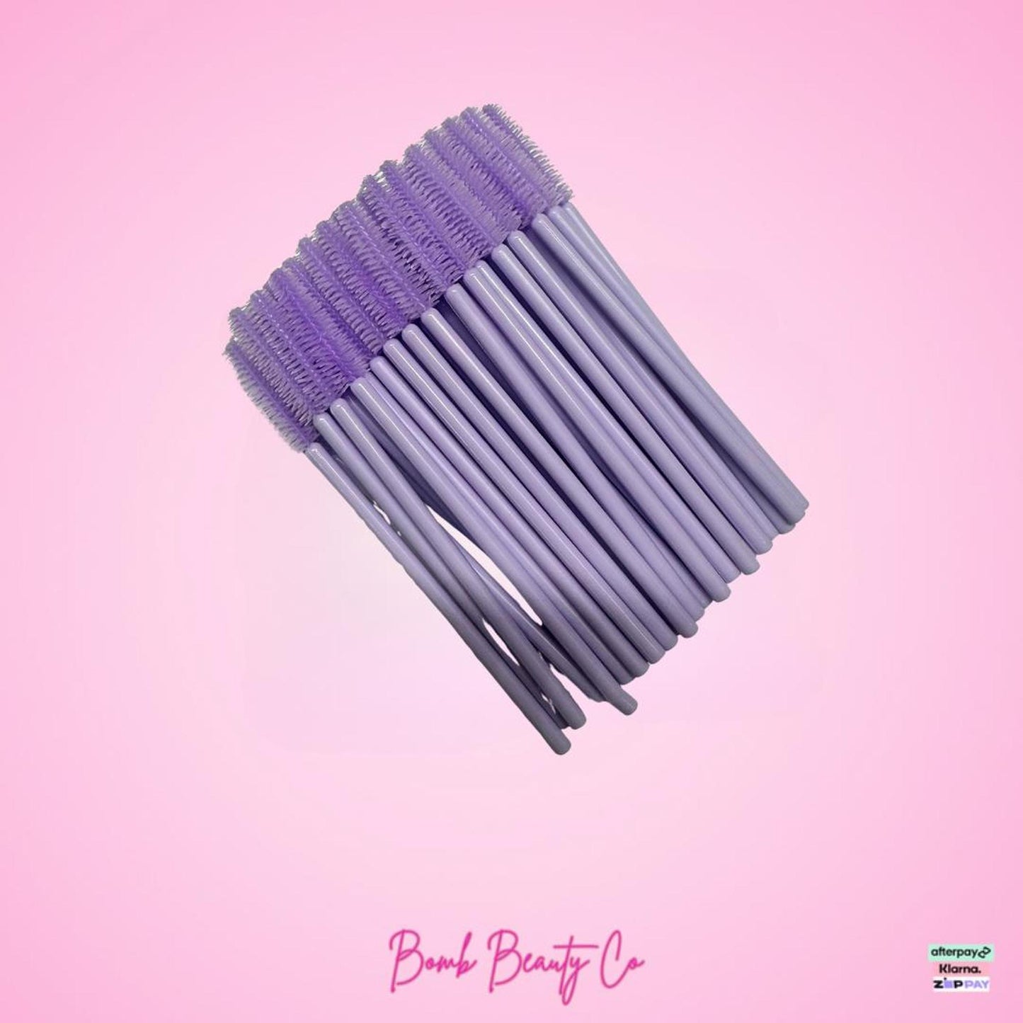 purple silicone  lash brushes