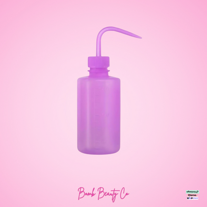  rinse bottles purple