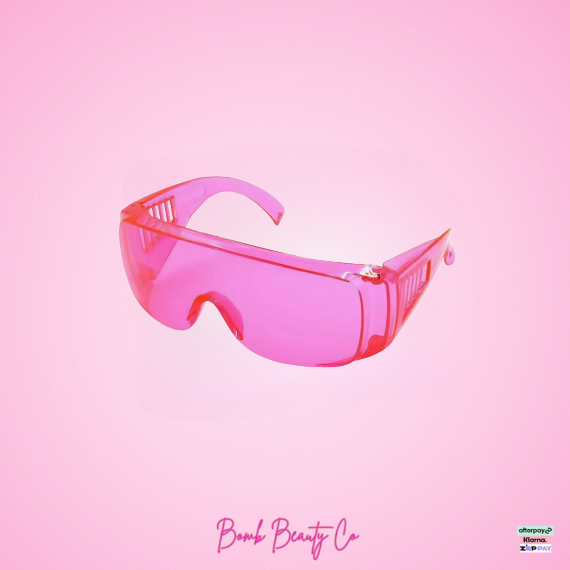 safety glasses pink