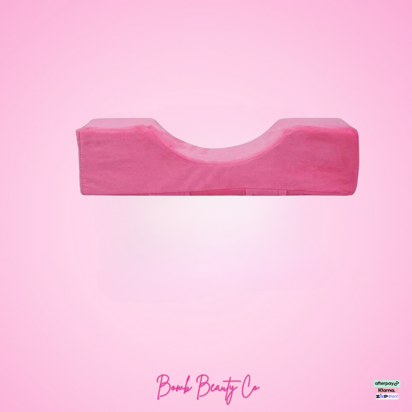 salon bed pillow pink