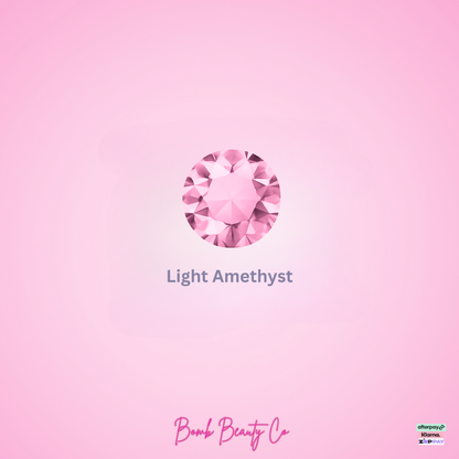  tooth gem light amethyst