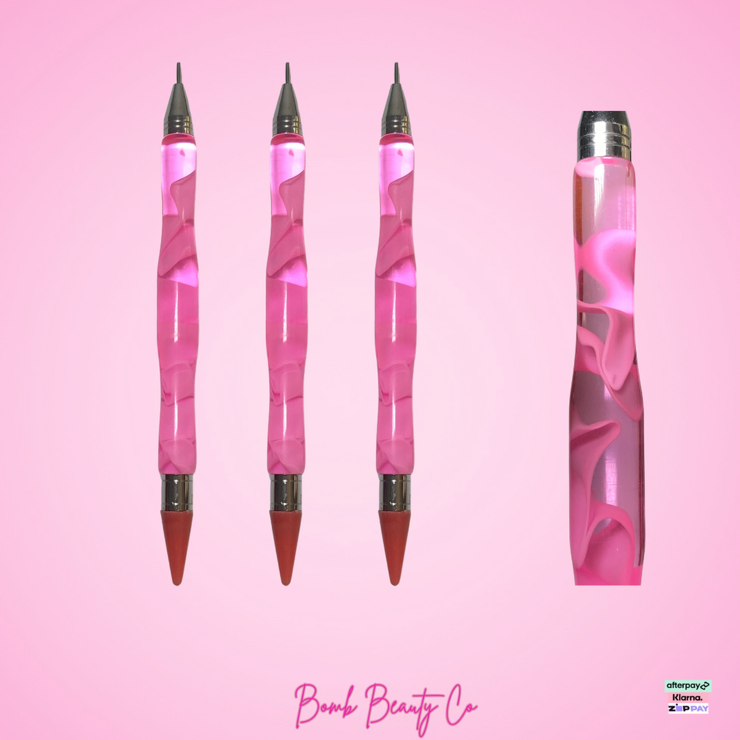  tooth gem picker pink swirl