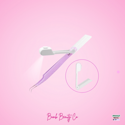 bomb beauty co tweezer light