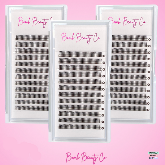  wet look lashes black