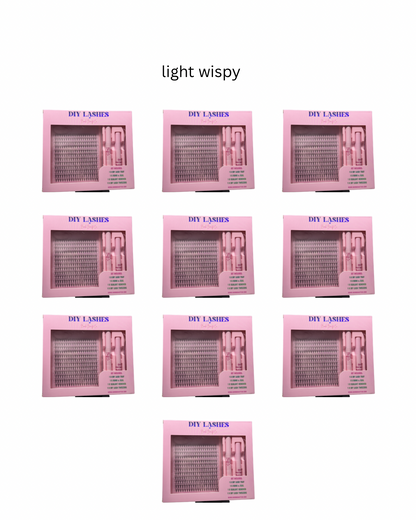 light wispy kit wholesale  10 pack