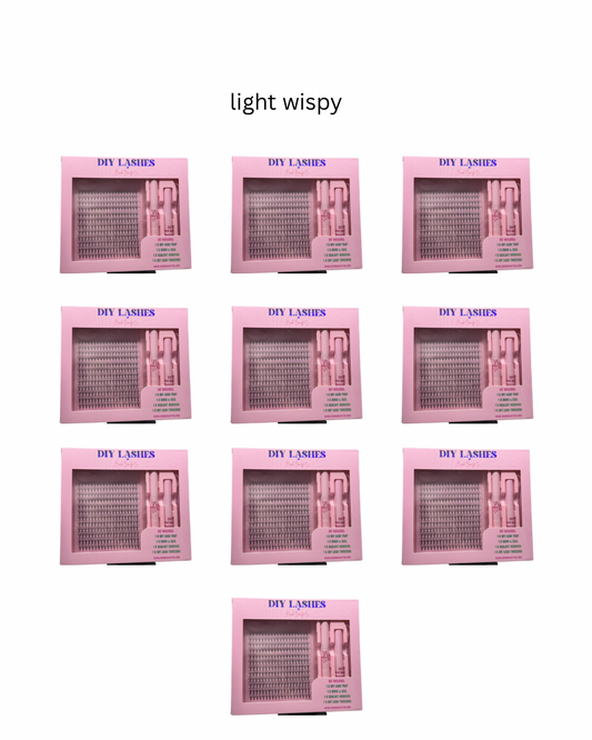 light wispy kit wholesale  10 pack