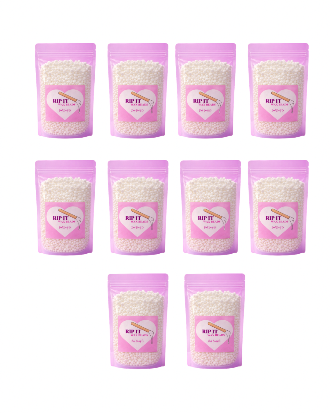 wax beads white 10pack