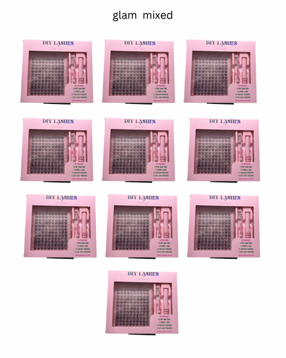 glam kit wholesale 10 pack